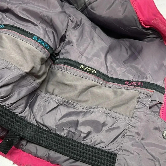 Burton Dry Ride Coat Jacket Ski Snowboarding Heavyweight Pink Women's Size Large - Picture 14 of 15